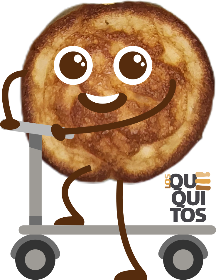 minipancake in a scooter